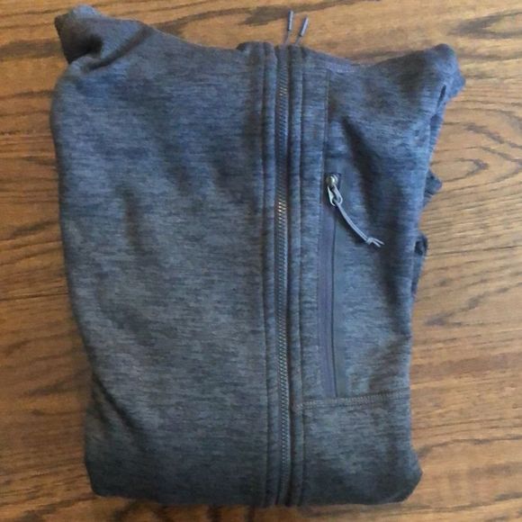 THE NORTH FACE Mens Grey Full Zip Fleece Lined Hoodie Zipper Pockets Size LARGE - Picture 11 of 11
